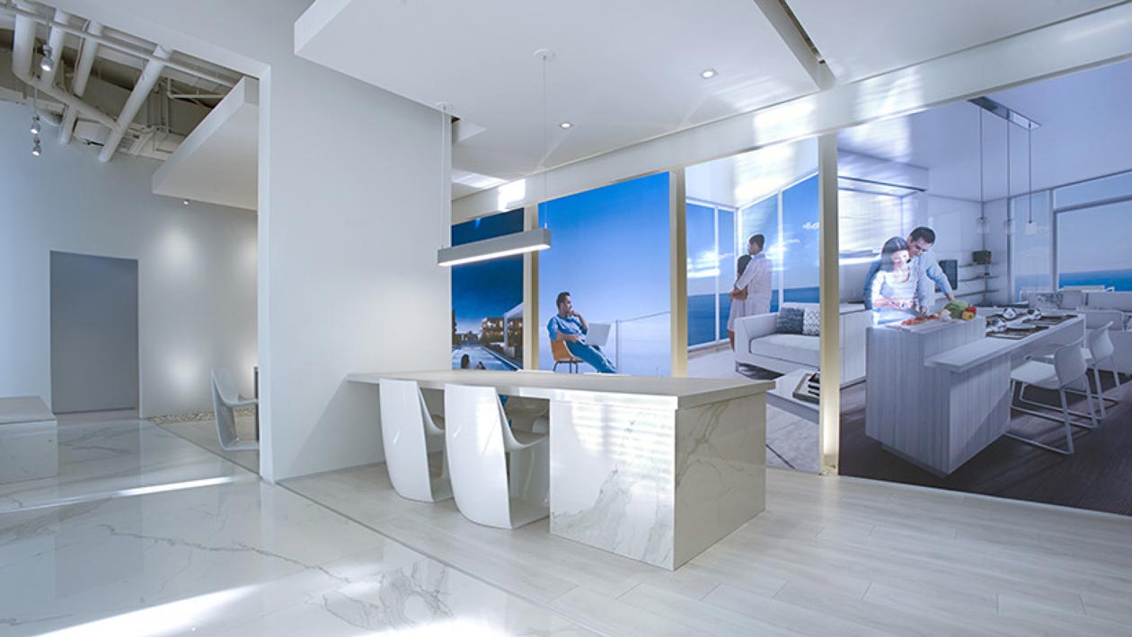 Nautique Condo Sales Center Interior